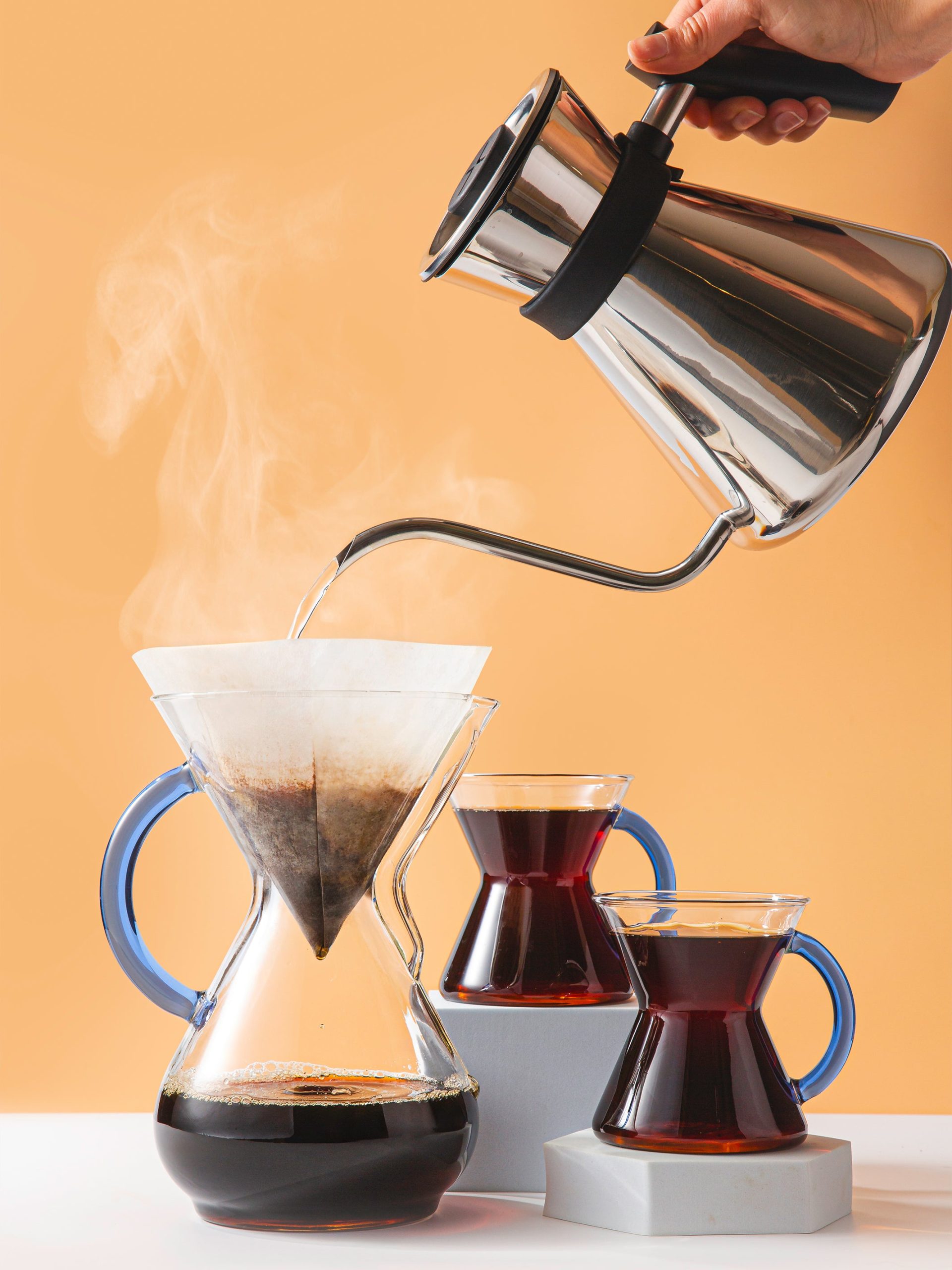 Six Cup Sapphire Glass Handle CHEMEX® - Image 2