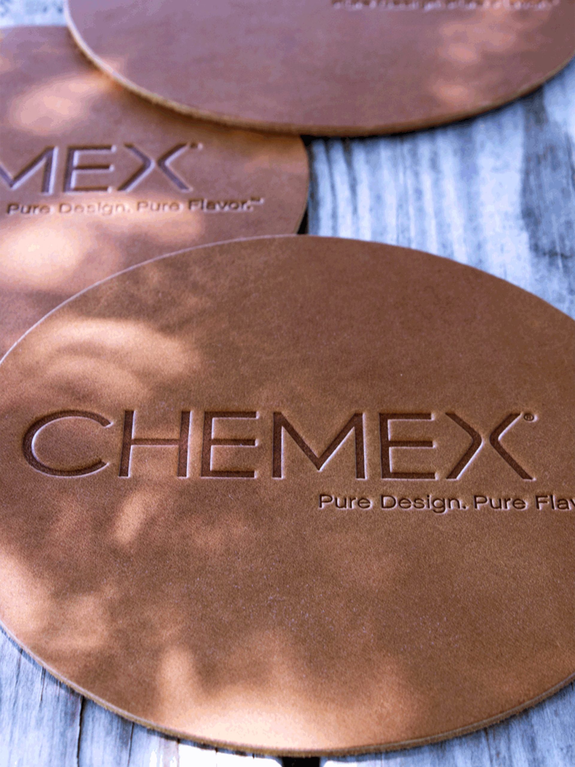 5.75 Leather Coaster - Image 3